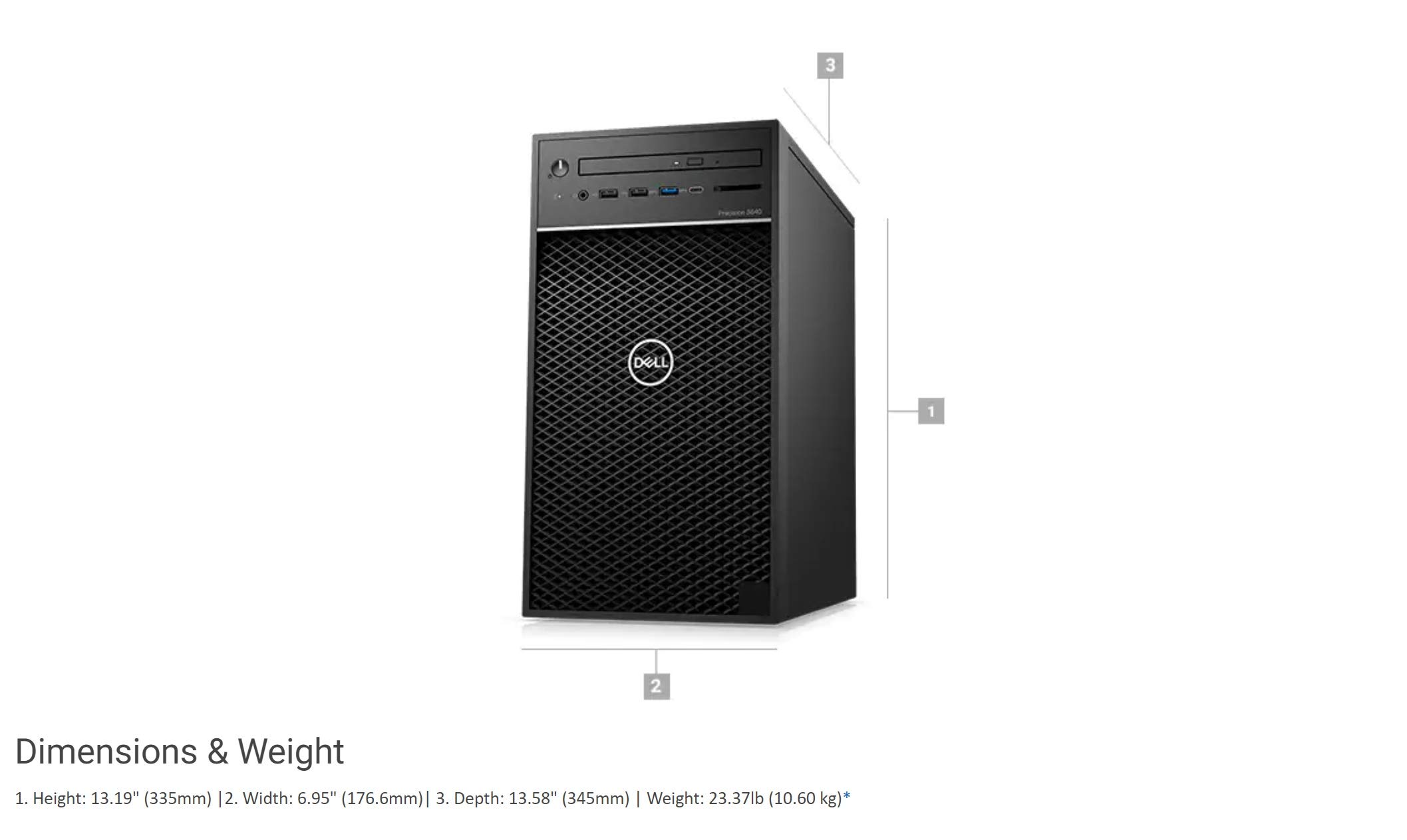 Amazon.com: Dell Precision 3000 3640 Workstation - Core i7 i7